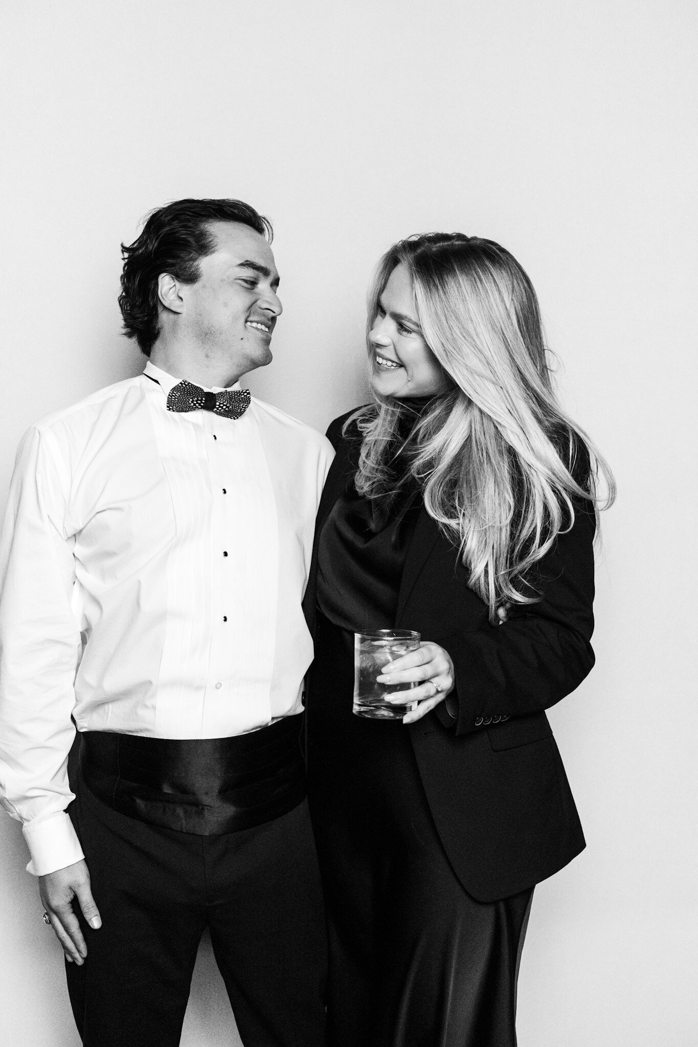 Black and white wedding photograph 8