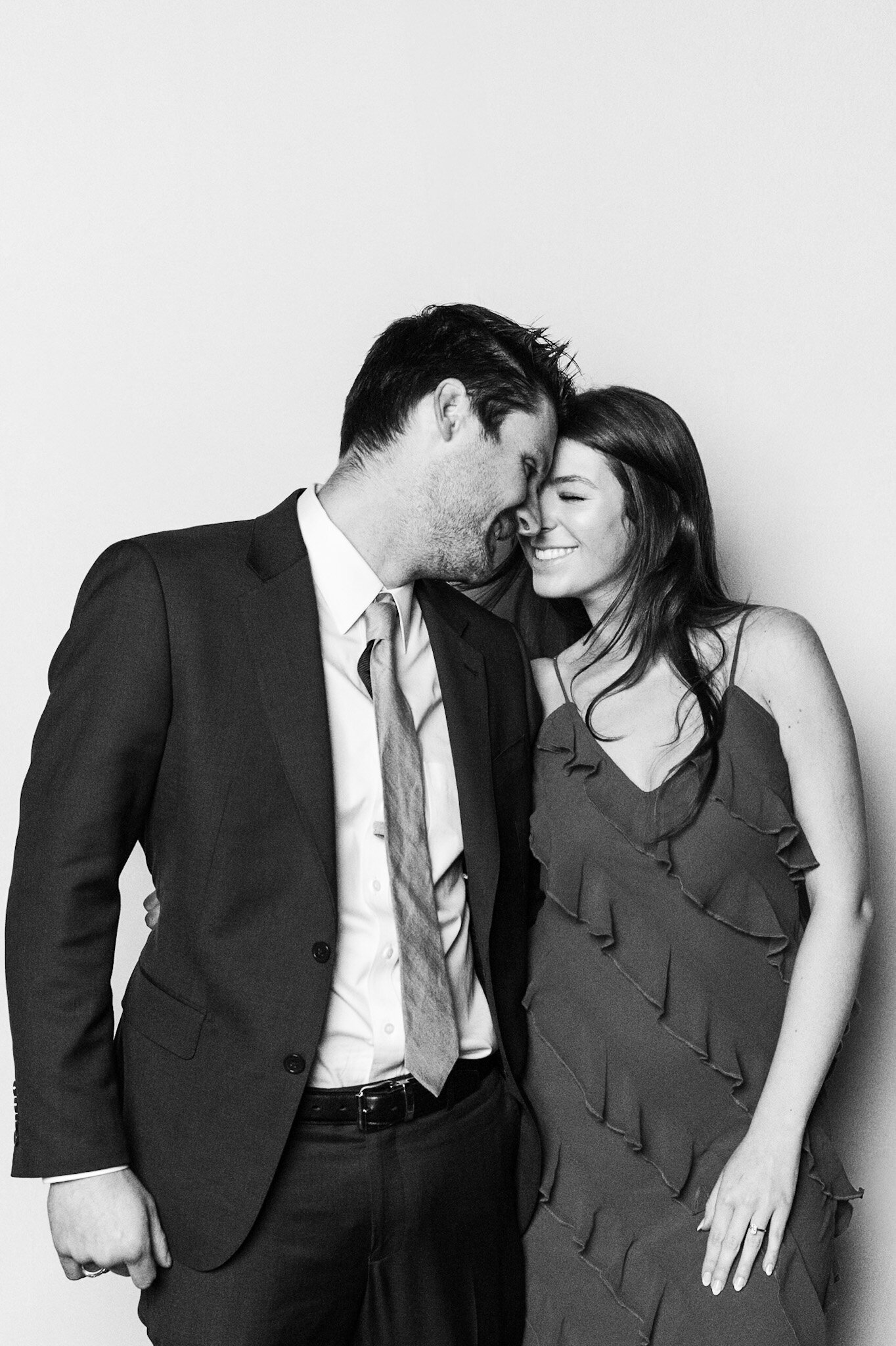 Black and white wedding photograph 15