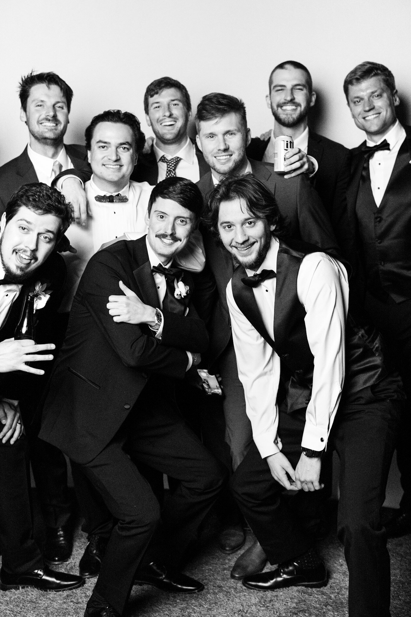 Black and white wedding photograph 9